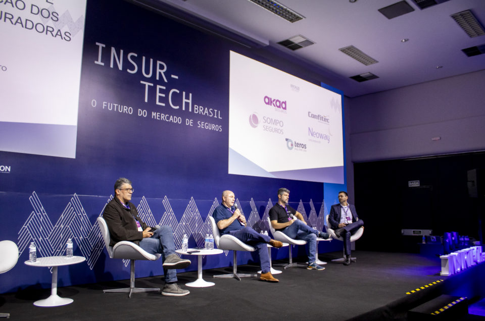 Painel "Operações e Backoffice: Dados e Tecnologia na Transformação dos Processos Internos das Seguradoras", durante a 6ª edição do Insurtech Brasil